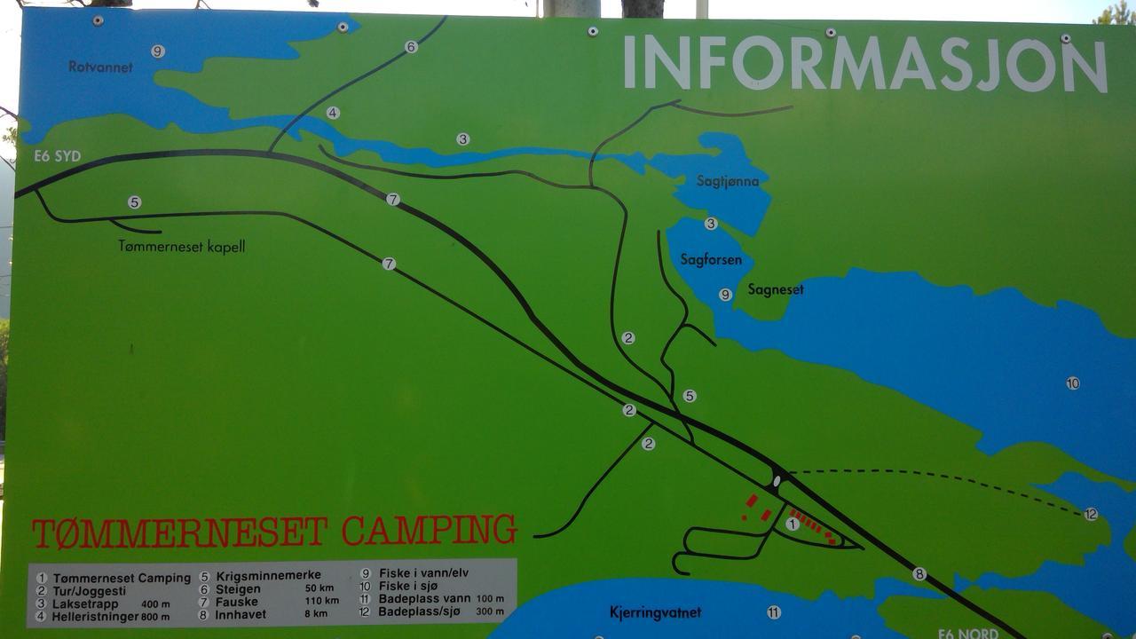 فندق Tommerneset Camping Innhavet المظهر الخارجي الصورة